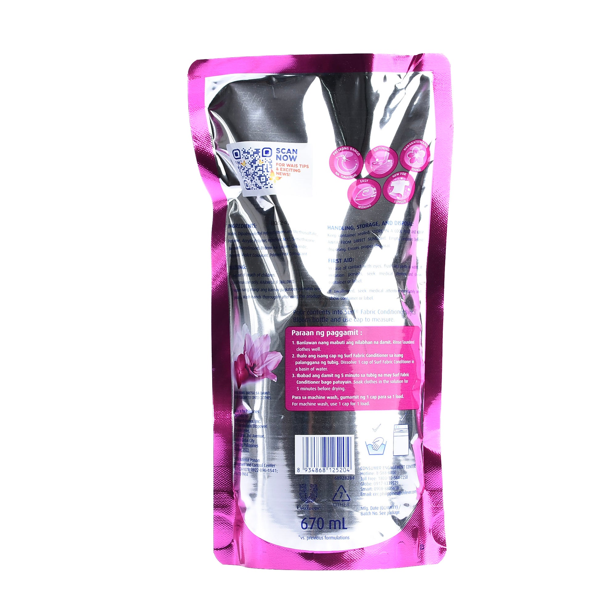 Surf Fabcon Magic Bloom Pouch 670ml