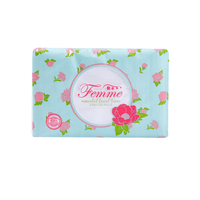 Femme Facial Tissue Travel Pack 50 pulls 2 ply