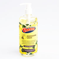 Cheers Dishwashing Liquid 500ml - Sundazed Lemon Scent (1 Pump Bottle) CTG