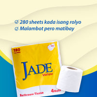 Jade Bathroom Tissue 4-rolls 280-sheets