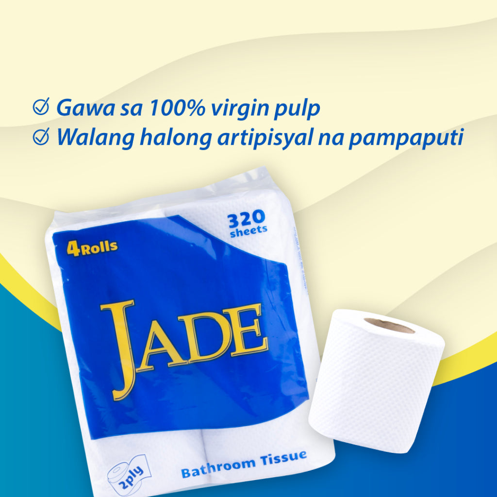 Jade Bathroom Tissue 4-rolls 320-sheets