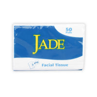 Jade Facial Tissue Travel Pack 2-ply 50-pulls