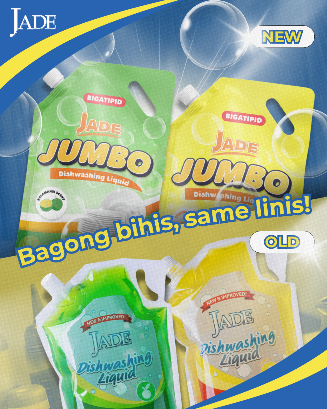 Jade Dishwashing Liquid Calamansi Scent 2L