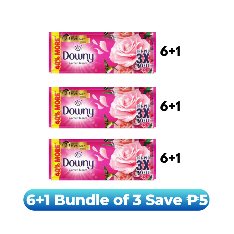 [Bundle of 3] Downy Garden Bloom Tripid 69ml 6+1
