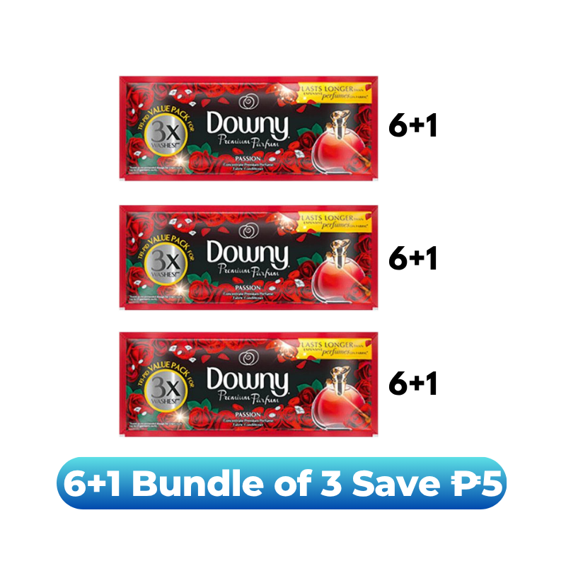 [Bundle of 3] Downy Passion Tripid 63ml 6+1
