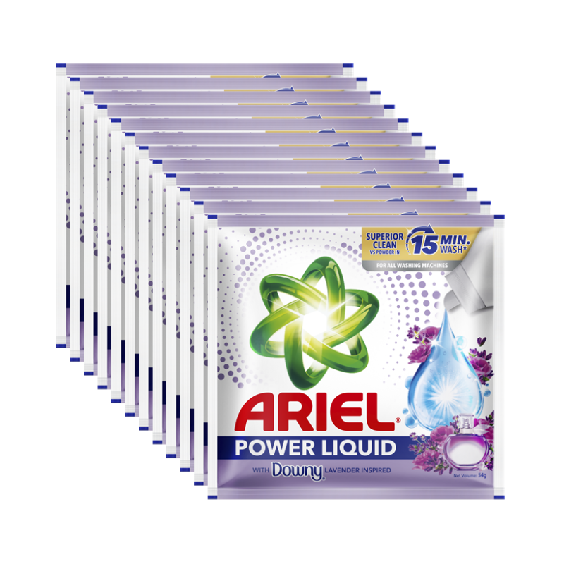 Ariel Liquid Lavender 54G Sachet 11+1