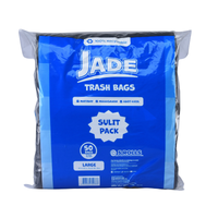 Jade Black Trash Bag Multipack Large