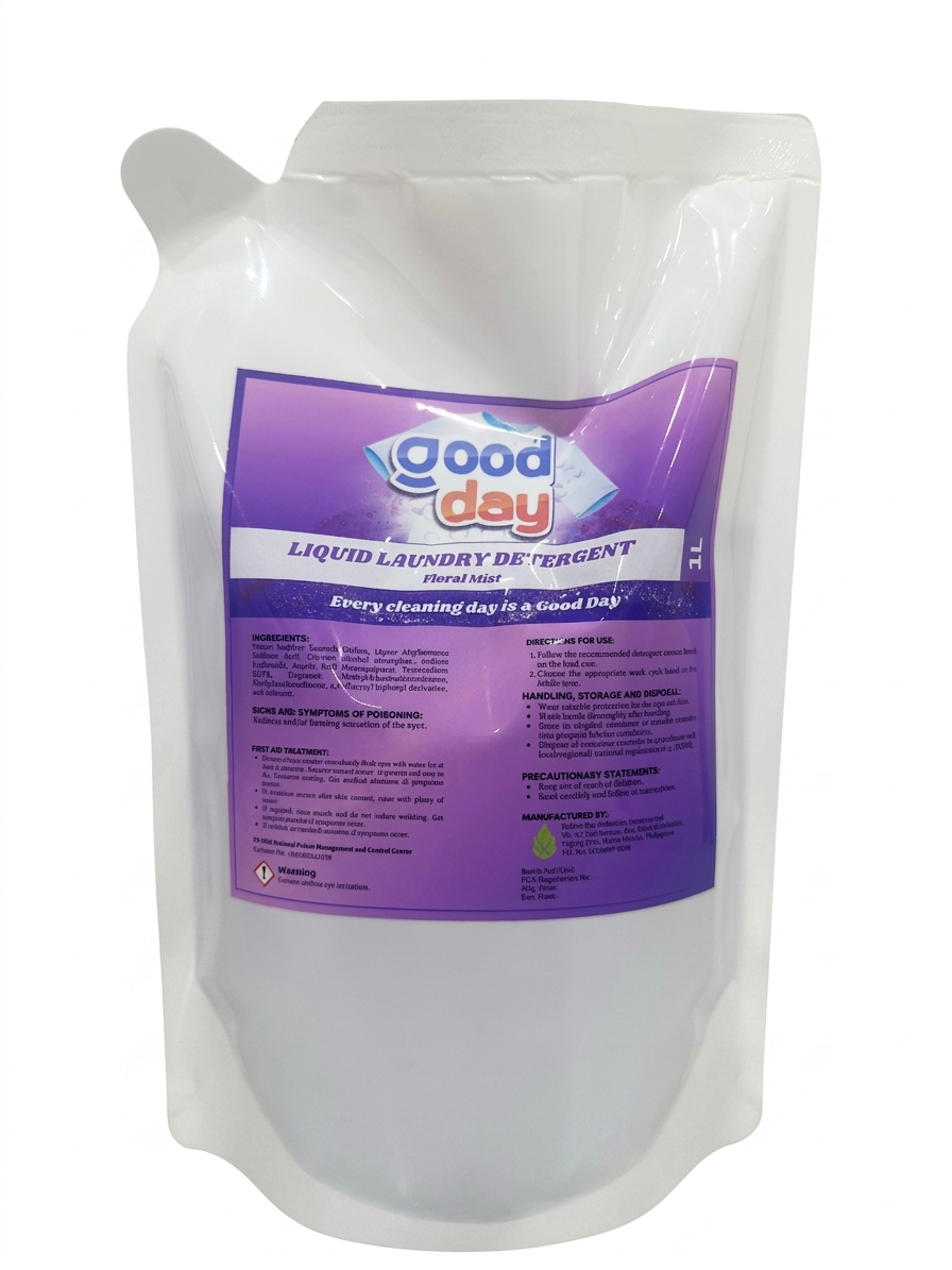 Goodday Liquid Detergent Floral Mist Pouch 1L