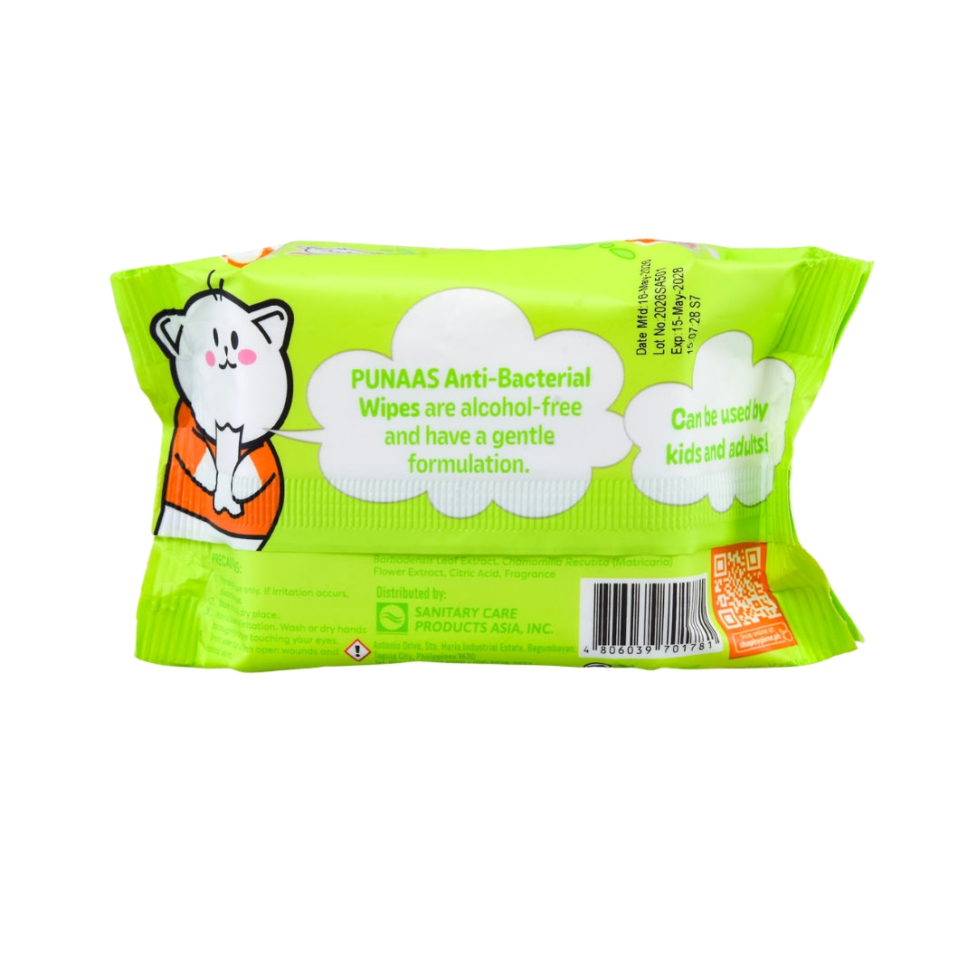 Punaas Anti-Bacterial Wipes Apple Burst