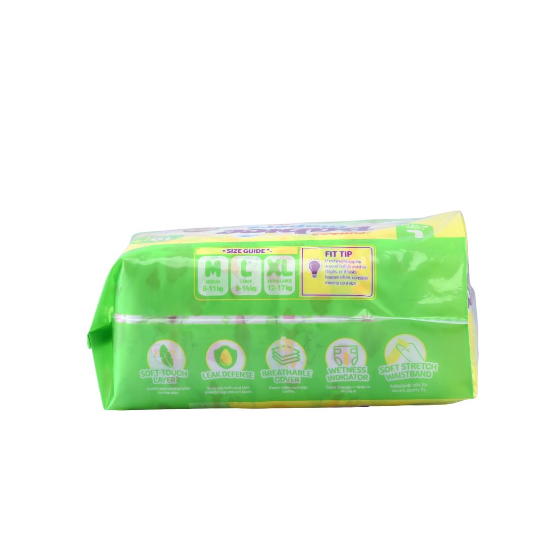 Punaas Babiee Diapers Tape Large 12 Pads  10+2 Free Pads