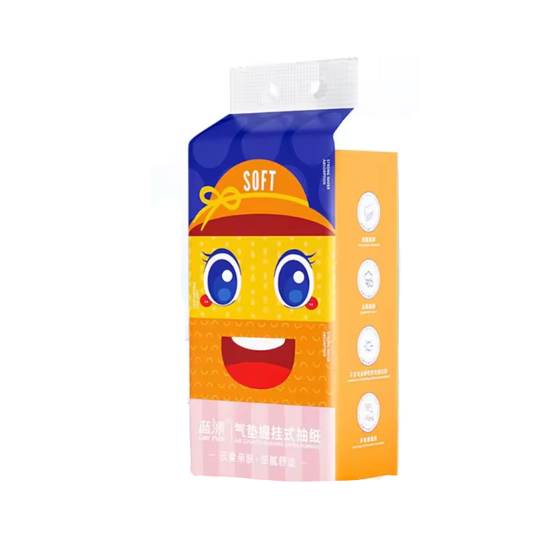 Lampure Virgin Bamboo Hanging Facial Paper