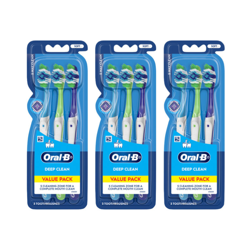 [BUNDLE OF 3] Oral-B 5Way Clean Soft 3s