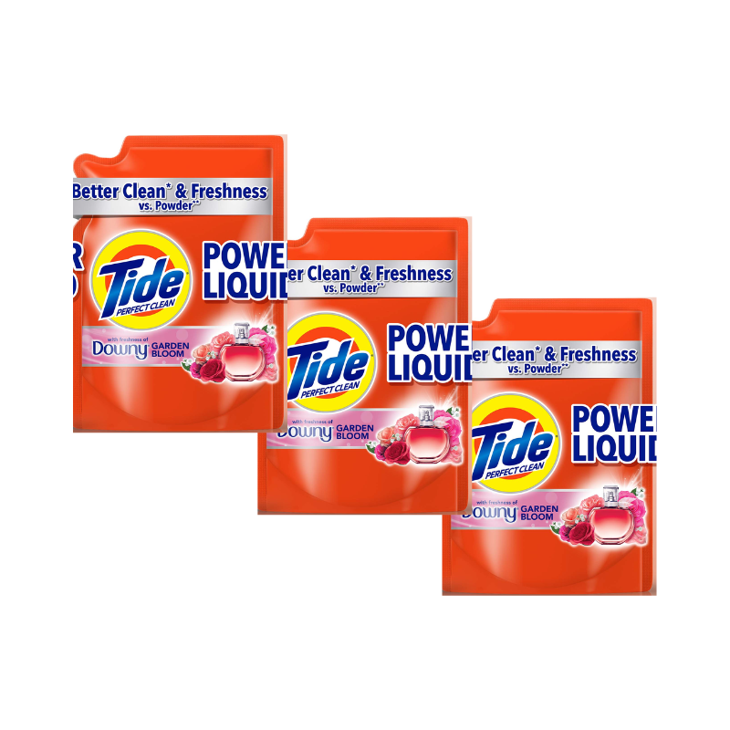 [BUNDLE OF 3] Tide Liquids Garden Bloom 715G Refill