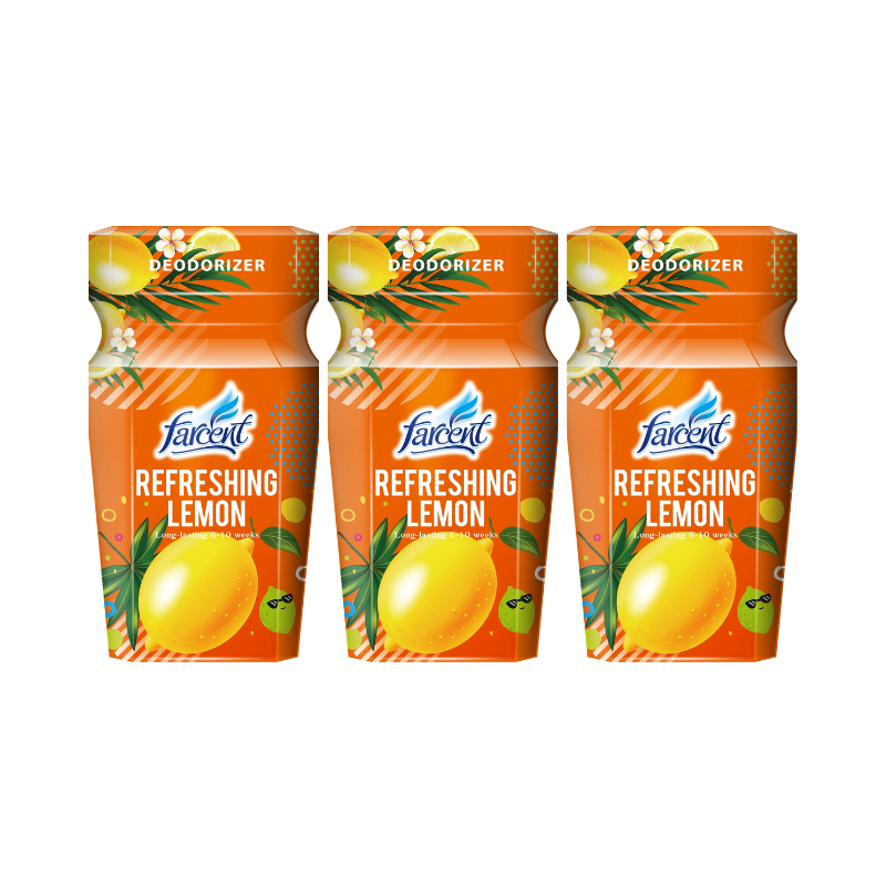 [BUNDLE OF 3] Farcent Botanic Liquid Deodorizer Lemon 350ml