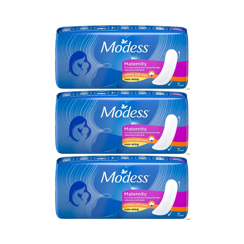 [BUNDLE OF 3] Modess Maternity Napkin 7s