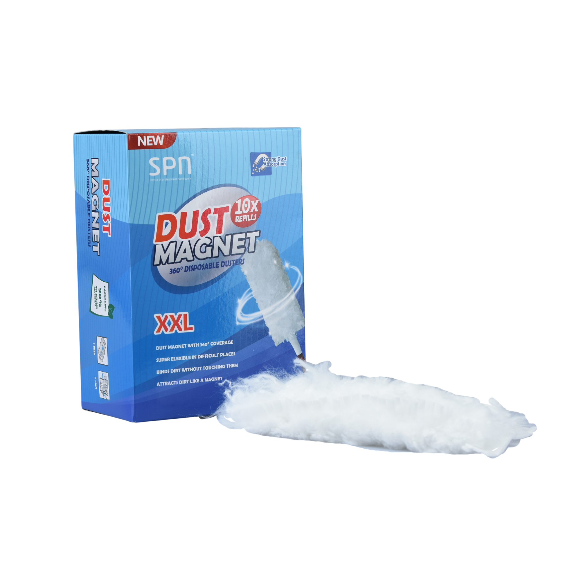Dust Magnet 10x Refills 360° Disposable Dusters