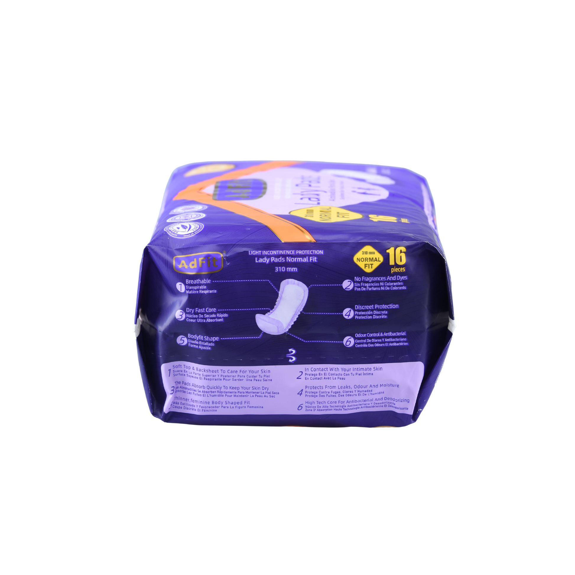 Adfit Lady Pads Incontinence Pads - 310 mm