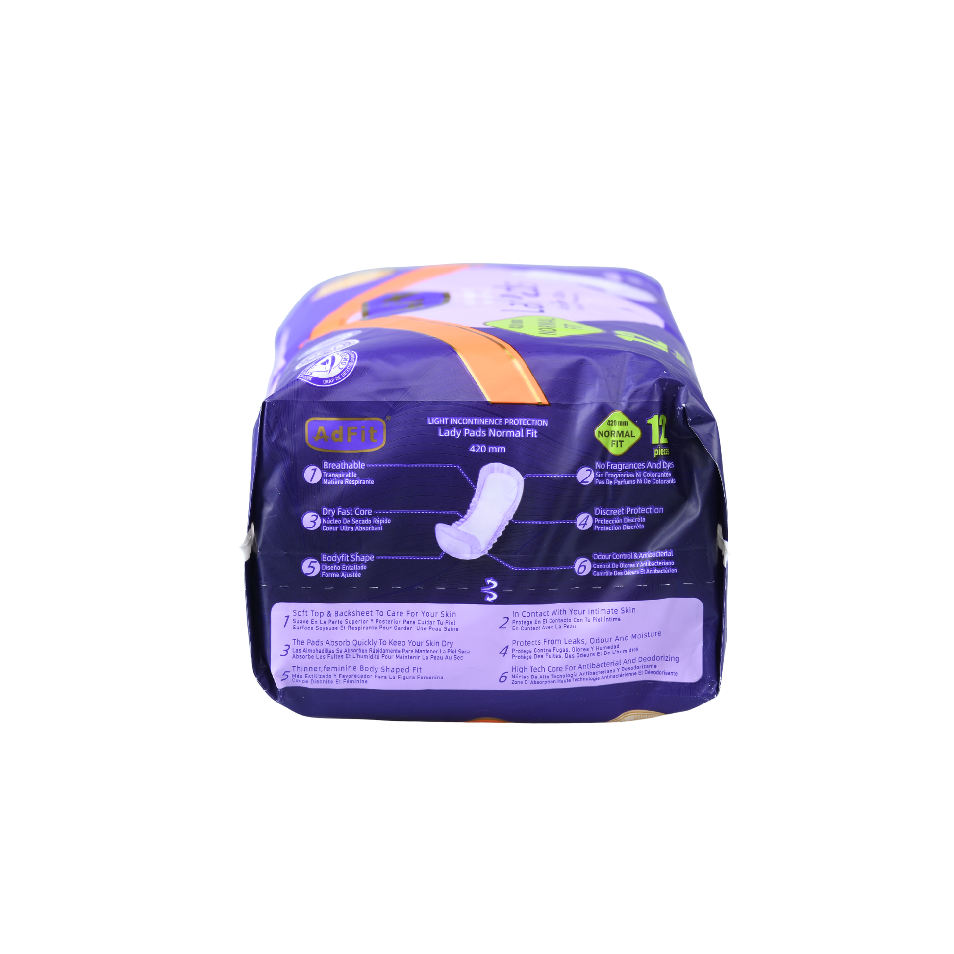 Adfit Lady Pads Incontinence Pads - 420 mm