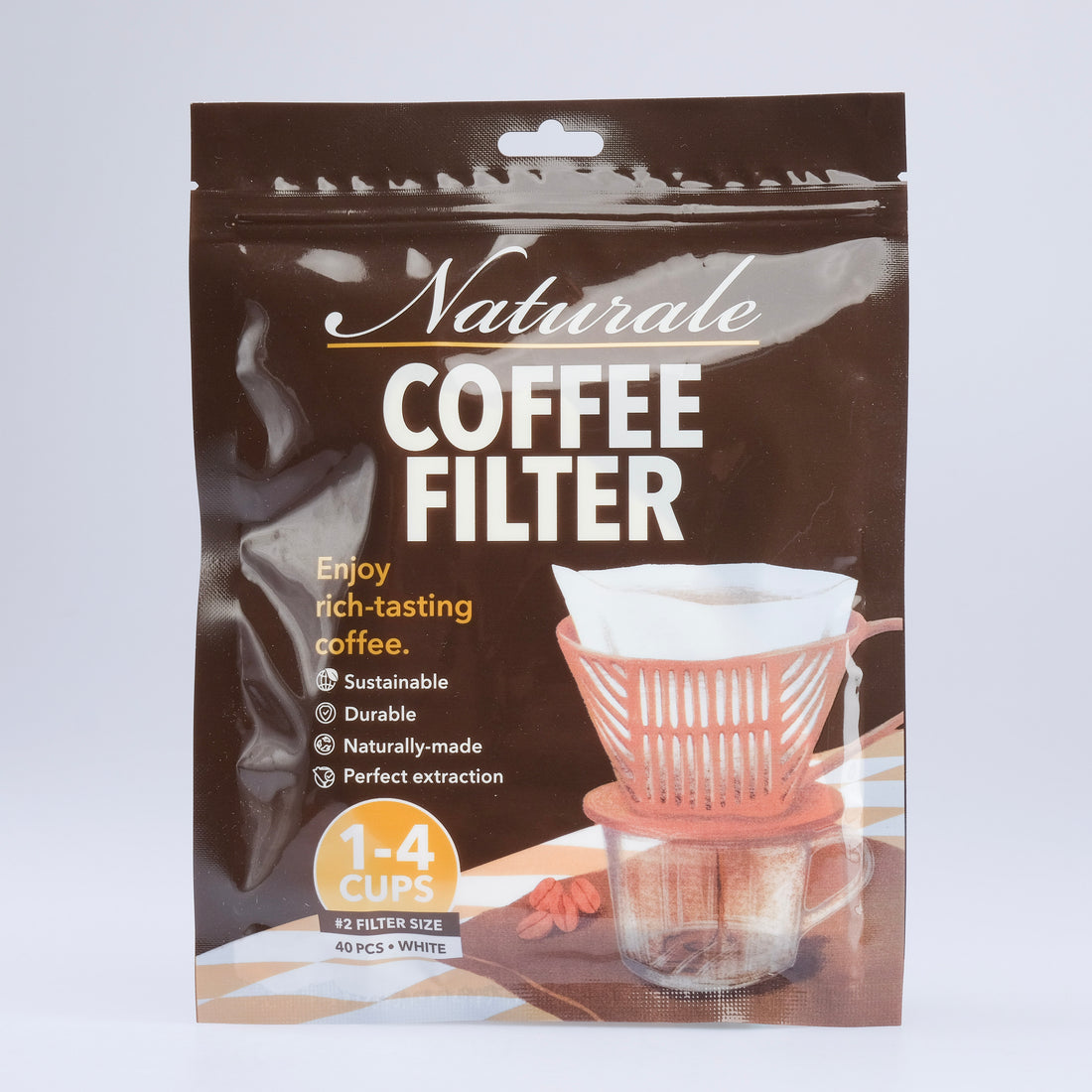 Naturale Coffee Filter White #2