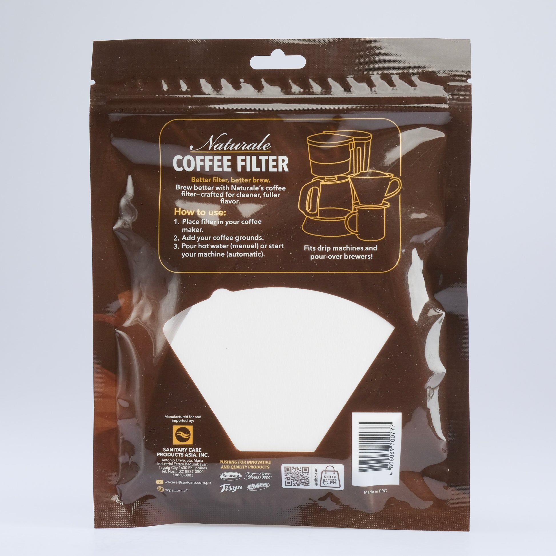 Naturale Coffee Filter White #2