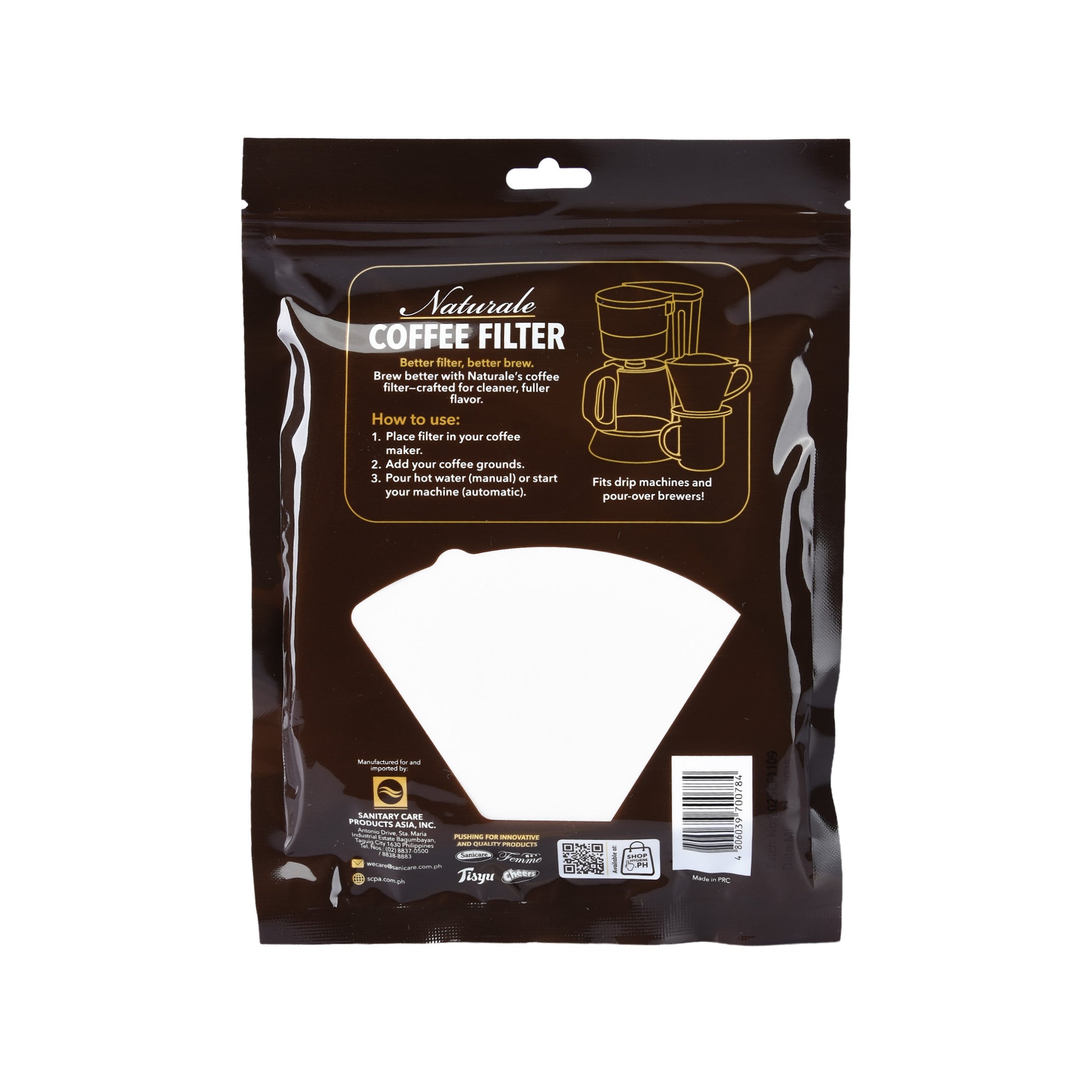 Naturale Coffee Filter White #4