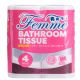 Femme 2 Ply Bathroom Tissue (4 Rolls)