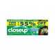 Closeup Gel Toothpaste Menthol Fresh Greent 175g Twin Pack